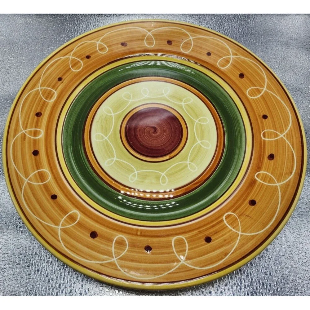 Pier 1 Imports Hand Painted Earthenware 